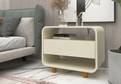 Chevet INNOVA 1 Tiroir Blanc