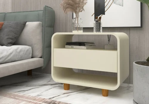 Chevet INNOVA 1 Tiroir Blanc Armoires, Commodes & Chevets Votre Magasin de Meuble et Électroménager à La Réunion !