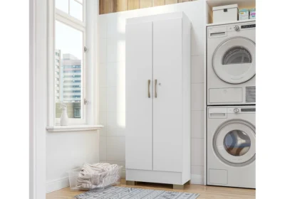 Armoire LUNA 2 Portes Blanc