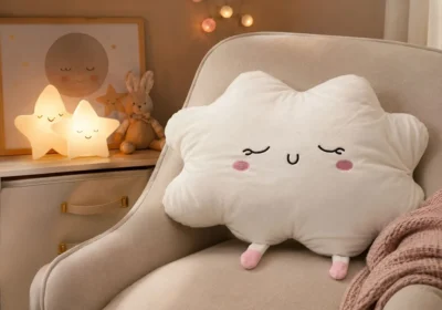 Coussin Nuage Décoratif Blanc – 50 x 30 cm