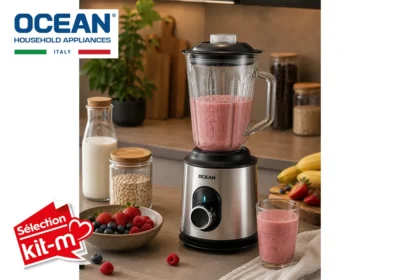 Blender Bol Verre 1.5L avec Moulin OCEAN (OCBL5515GXG)