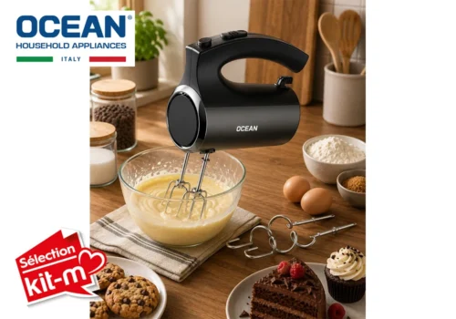 Batteur Électrique 350w OCEAN (OCHMHI355XB) Cuisine Votre Magasin de Meuble et Électroménager à La Réunion !