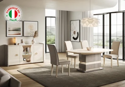 Table à Manger Rectangulaire Fixe 1.70M (COLLECTION LONDON) Meubles Votre Magasin de Meuble et Électroménager à La Réunion !