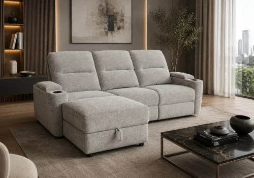 Salon D’Angle Relax Électrique CLASIO Angles Votre Magasin de Meuble et Électroménager à La Réunion !