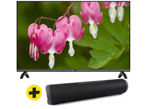 PACK TV LED HD 32″ 81cm Android TV + BARRE DE SON BLUETOOTH Barres de Son, Enceintes & Radios Votre Magasin de Meuble et Électroménager à La Réunion !