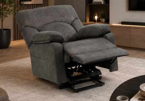 Fauteuil Relax Électrique Relevable TROUPER Gris Fauteuils Relaxants Top Confort Votre Magasin de Meuble et Électroménager à La Réunion !