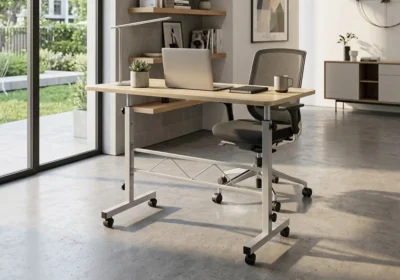 Bureau de Travail Ajustable en Hauteur