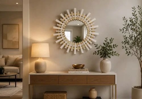 Miroir Mural SOLEIL Chambres à Coucher Votre Magasin de Meuble et Électroménager à La Réunion !