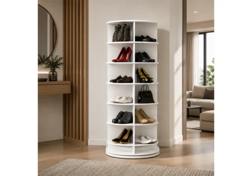 Meuble de Rangement Chaussures Rotatif 360 Meubles Votre Magasin de Meuble et Électroménager à La Réunion !