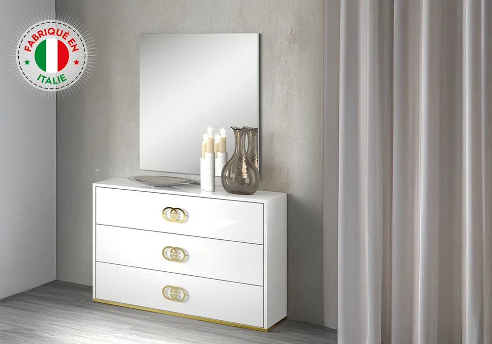 Miroir de Commode (COLLECTION VOGUE) Chambres à Coucher Votre Magasin de Meuble et Électroménager à La Réunion ! 4 Miroir de Commode (COLLECTION VOGUE) – Image 1