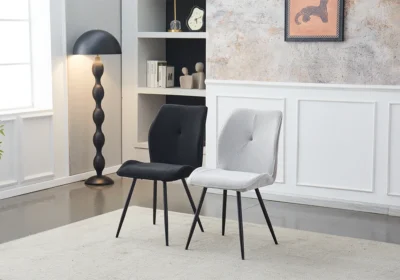 Lot de 6 Chaises LUVIE Noir