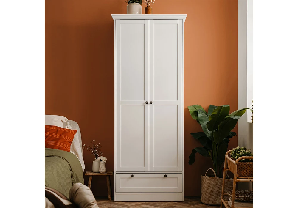 Armoire VERA 2 Portes/ 1 Tiroir Armoires, Commodes & Chevets Votre Magasin de Meuble et Électroménager à La Réunion ! 4 Armoire VERA 2 Portes/ 1 Tiroir – Image 1