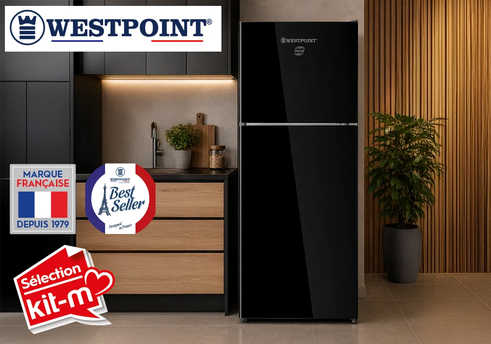 Réfrigérateur 2 Portes No Frost 348L Inverter WESTPOINT (WNN-38E23.EGN) Électroménager Votre Magasin de Meuble et Électroménager à La Réunion ! 4 Réfrigérateur 2 Portes No Frost 348L Inverter WESTPOINT (WNN-38E23.EGN) – Image 1