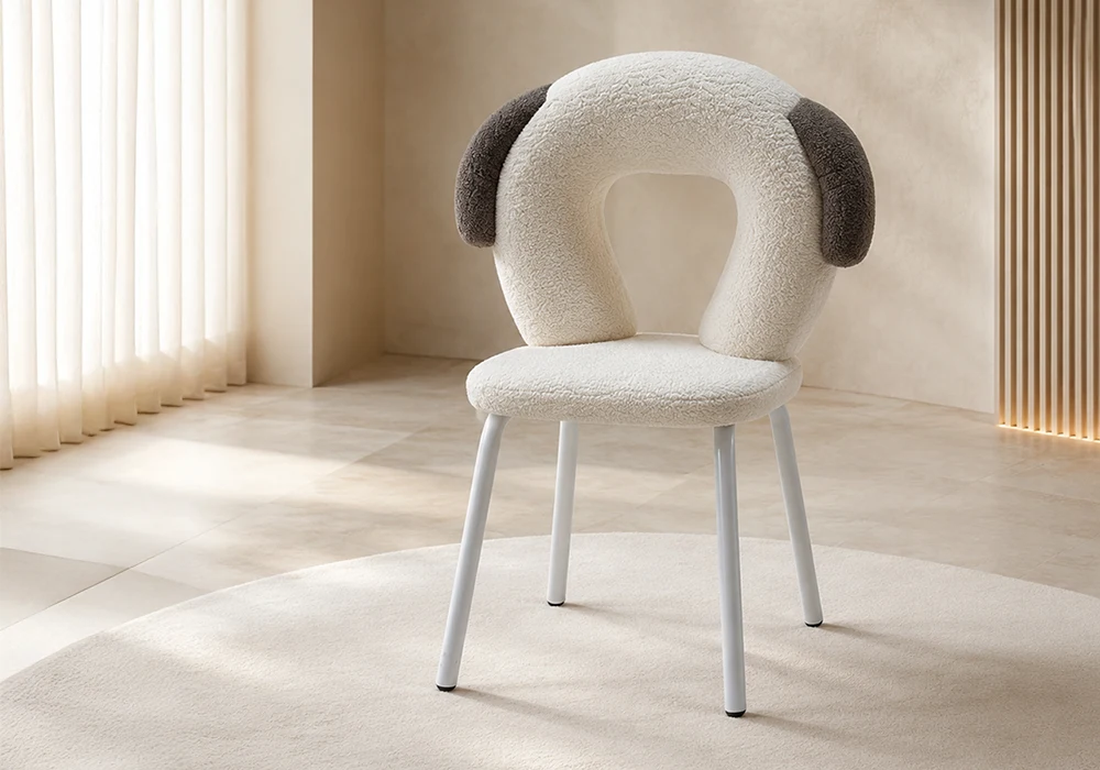 Chaise ORA Blanc Chaises Votre Magasin de Meuble et Électroménager à La Réunion ! 4 Chaise ORA Blanc – Image 1