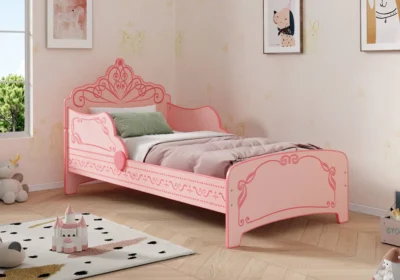 Lit PRINCESS CROWN 90x190cm avec Sommier