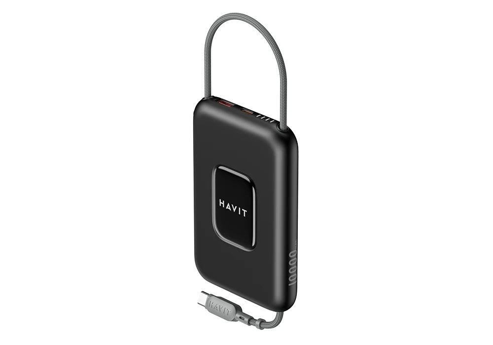 Power Bank 10000 mAh USB-C HAVIT (PB32) Chargeurs & Accessoires Mobiles Votre Magasin de Meuble et Électroménager à La Réunion ! 4 Power Bank 10000 mAh USB-C HAVIT (PB32) – Image 1