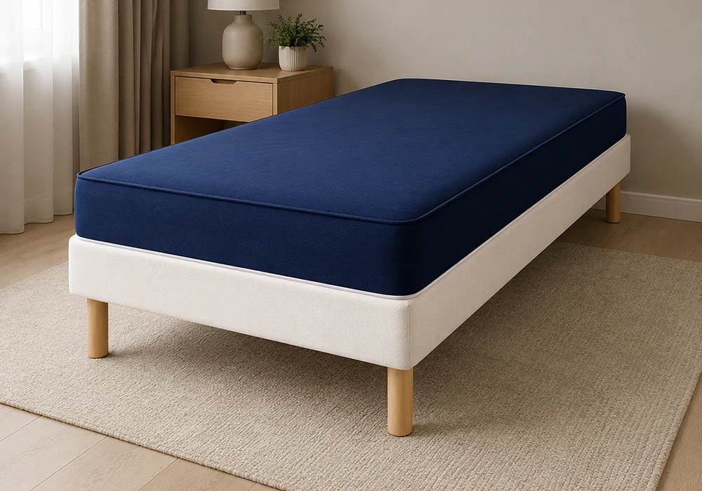 Sommier Tapissier 20cm 90x190cm EURO DESIGN Gris Chambres à Coucher Votre Magasin de Meuble et Électroménager à La Réunion ! 4 Sommier Tapissier 20cm 90x190cm EURO DESIGN Gris – Image 1