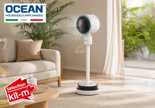 Ventilateur Brumisateur Chaud & Froid sur Pied Ocean (OCMFH214DRCP) Petits Électroménagers Votre Magasin de Meuble et Électroménager à La Réunion !