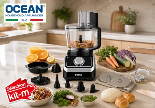 Robot Multifonction 7en1 1000W Ocean (OCFPD1026N) Cuisine Votre Magasin de Meuble et Électroménager à La Réunion !