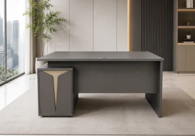 Bureau Droit CLASSIO Avec 4 Tiroirs