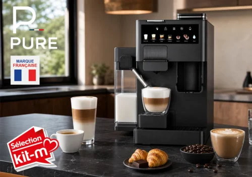 Machine à café multicapsules avec Broyeur Intégré + Reservoir Latte PURE Boissons (Café, Thé, Jus) Votre Magasin de Meuble et Électroménager à La Réunion !
