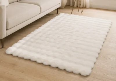 Tapis Vague 120×160 cm Blanc