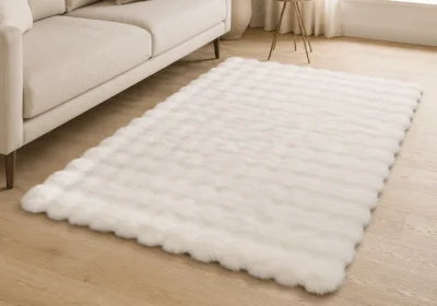 Tapis Vague 160×220 cm Beige