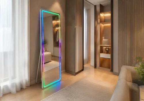 Miroir sur Pied COLOR LED Chambres à Coucher Chambres à Coucher
