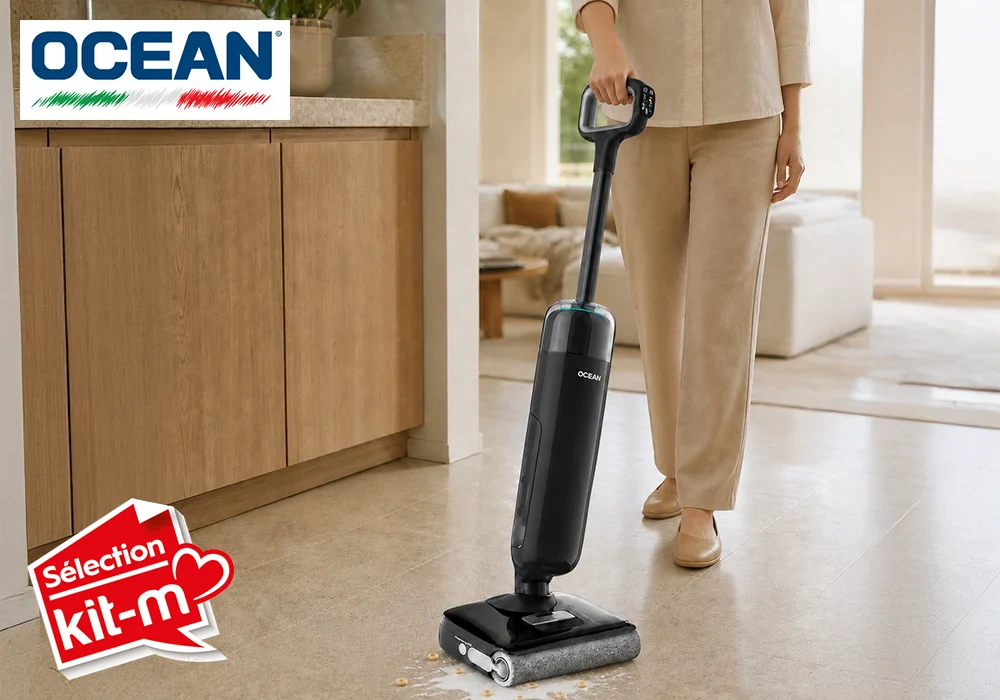 Aspirateur Balai Laveur Sans Fil OCEAN (OCFCIH1575DN) Nettoyage Votre Magasin de Meuble et Électroménager à La Réunion !