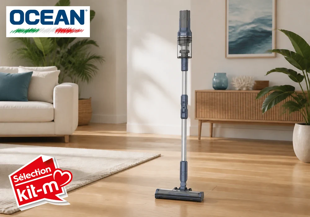 Aspirateur Balai Sans Fil OCEAN (OCVCCIH4045FTCB) Nettoyage Votre Magasin de Meuble et Électroménager à La Réunion ! 5