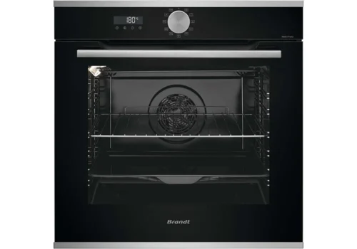 Four Encastrable 73 L Multifonction + Pyrolyse avec Cuisson Vapeur OptiSteam BRANDT (BOP7534LX) Cuisson Cuisson