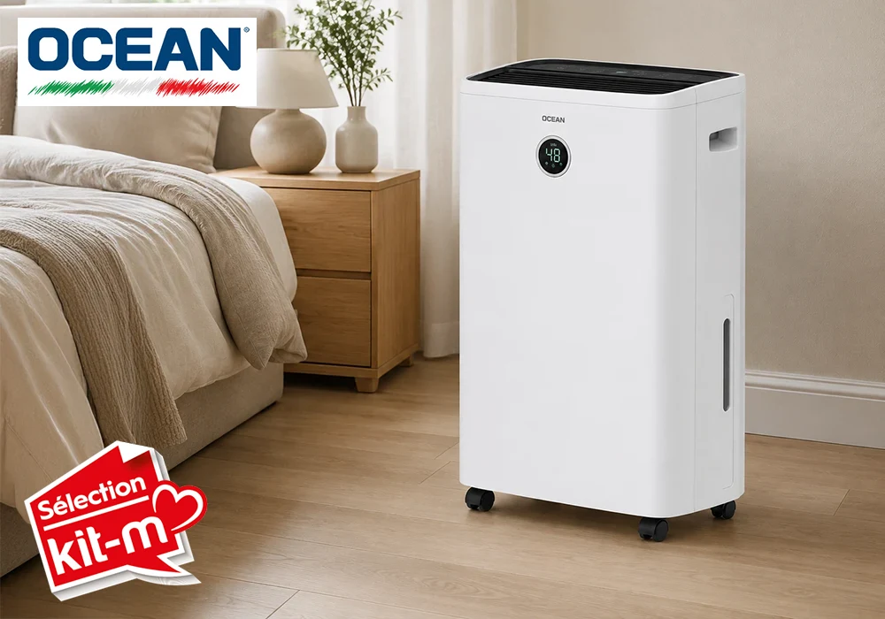 Déshumidificateur Connecté Wi-Fi 25 L OCEAN (OCDHF2555WFCTCH) Climatiseurs Votre Magasin de Meuble et Électroménager à La Réunion !