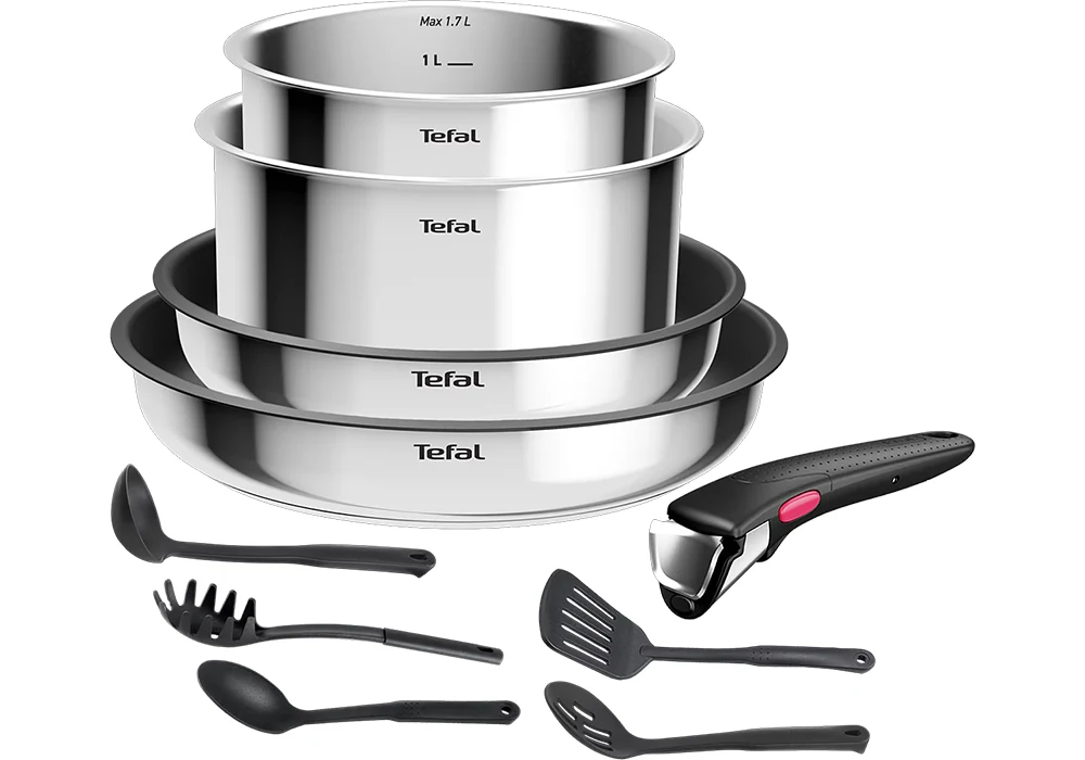 41781_L8819_1 Batterie de Cuisine INGENIO Gourmet 10 pièces TEFAL (L8819) – Image 1