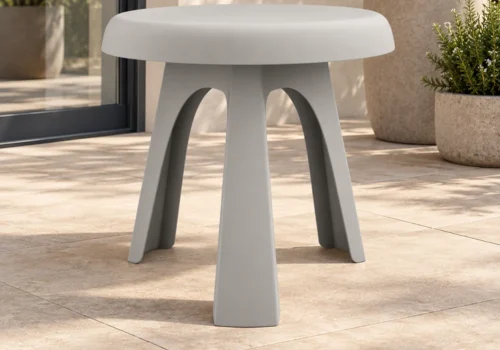 Table Ronde Haute Ext RYPES Gris Jardins & Terrasses Jardins & Terrasses