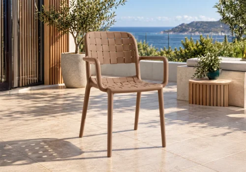 Chaise GANYL Marron Chaises Chaises