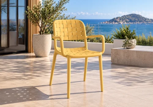 Chaise GANYL Jaune Chaises Chaises