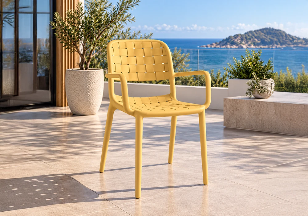 40234-A Chaise GANYL Jaune – Image 1
