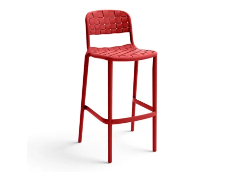 Tabouret de Bar GANYL Rouge Jardins & Terrasses Jardins & Terrasses