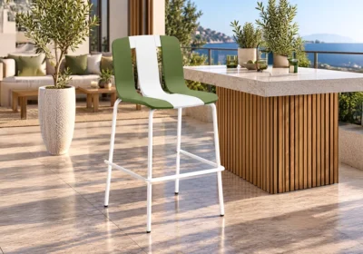 Tabouret de Bar BRATZ Vert/Blanc