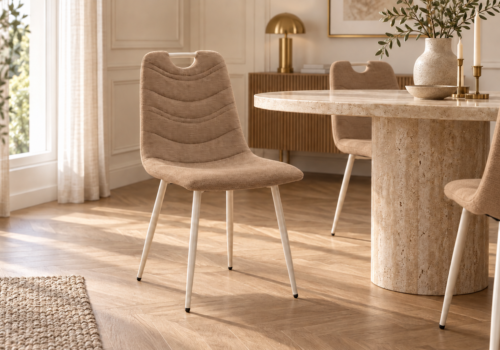 Lot de 6 Chaises PILNEA Marron Chaises Chaises
