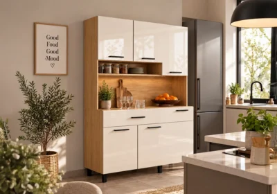 Buffet Cuisine LAMA 6 Portes/ 1 Tiroir