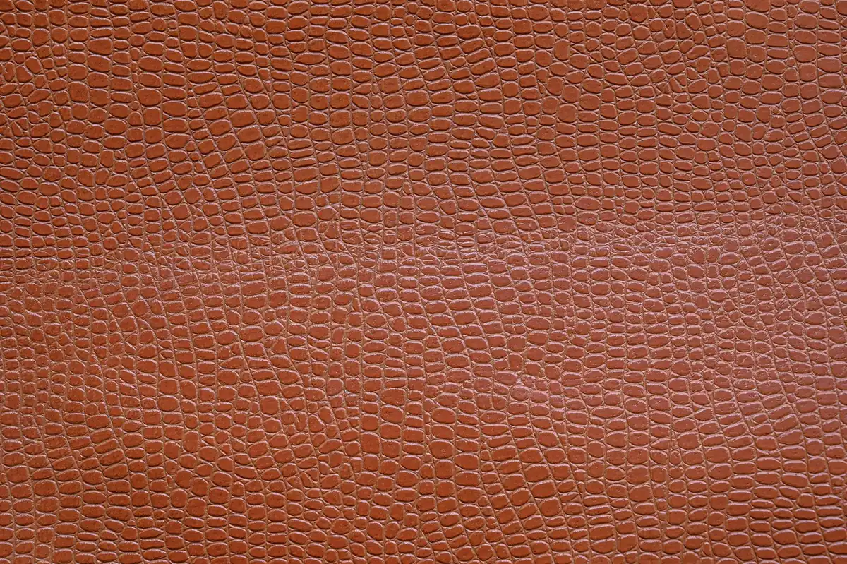 Détail de la texture d'un revêtement en cuir