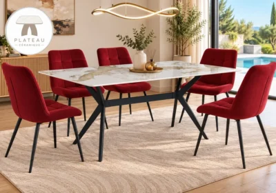 Table à Manger Rectangulaire PANDORA Céramique 180 cm