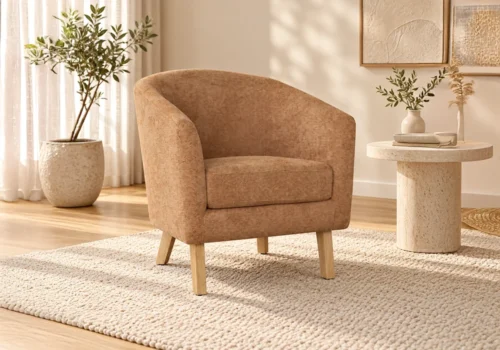 Fauteuil Cabriolet MAJESTIC Camel Classiques Classiques