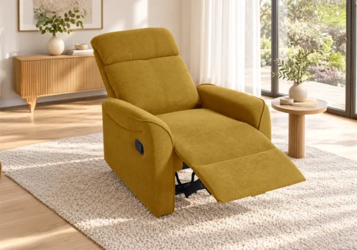 Fauteuil Relax PALEA Jaune Fauteuils Relaxants Top Confort Fauteuils Relaxants Top Confort