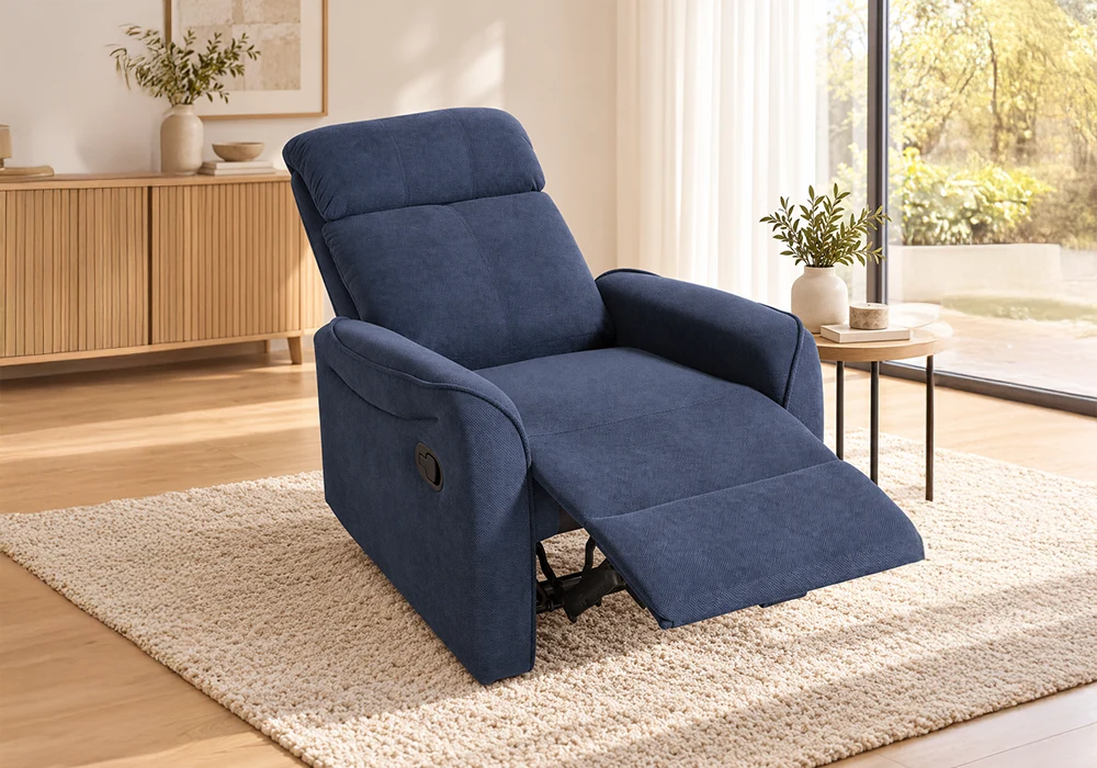 39550-A Fauteuil Relax PALEA Bleu – Image 1