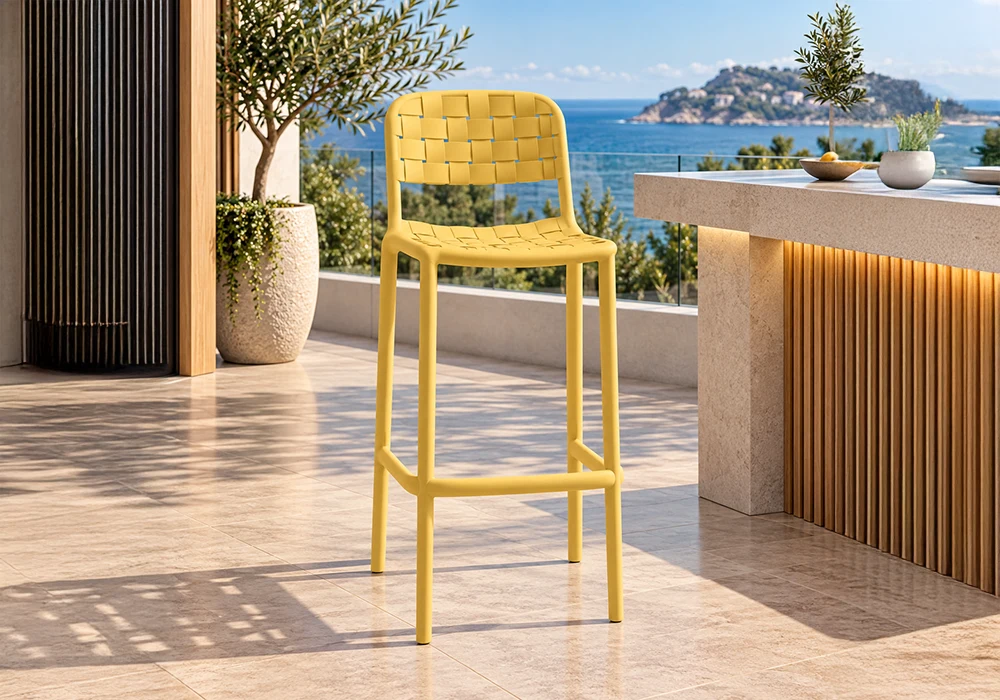 Tabouret GANYL Jaune Jardins & Terrasses Jardins & Terrasses