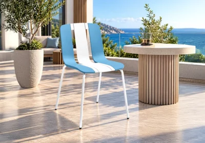 Chaise BRATZ Bleu/Blanc Chaises Chaises