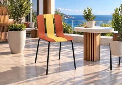 Chaise BRATZ Jaune/Rouge Chaises Chaises