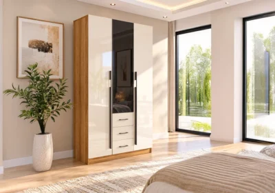 Armoire NORA 3 Portes/ 3 tiroirs